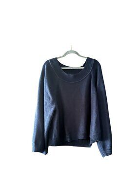 J.Crew Navy Knit Sweater — Size XL — NWT